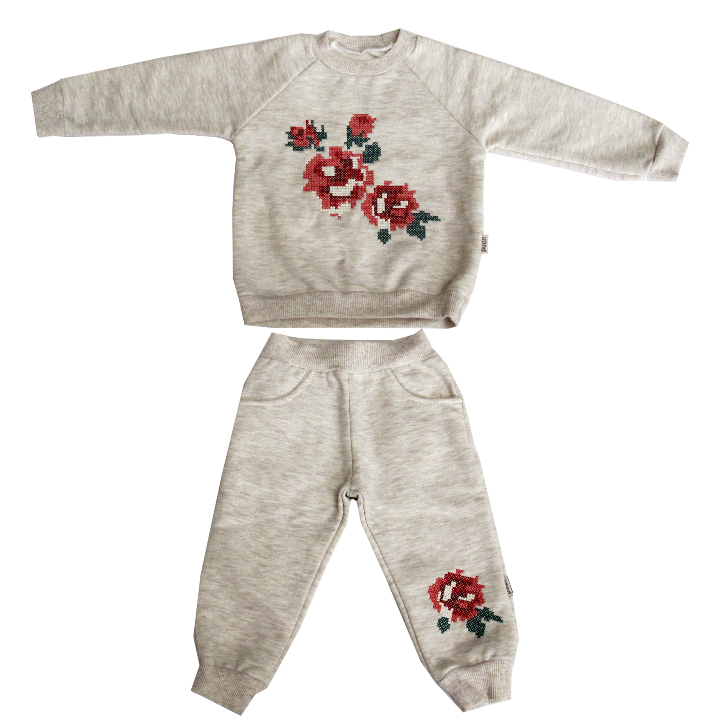 ست بلوز شلوار توکرک دخترانه