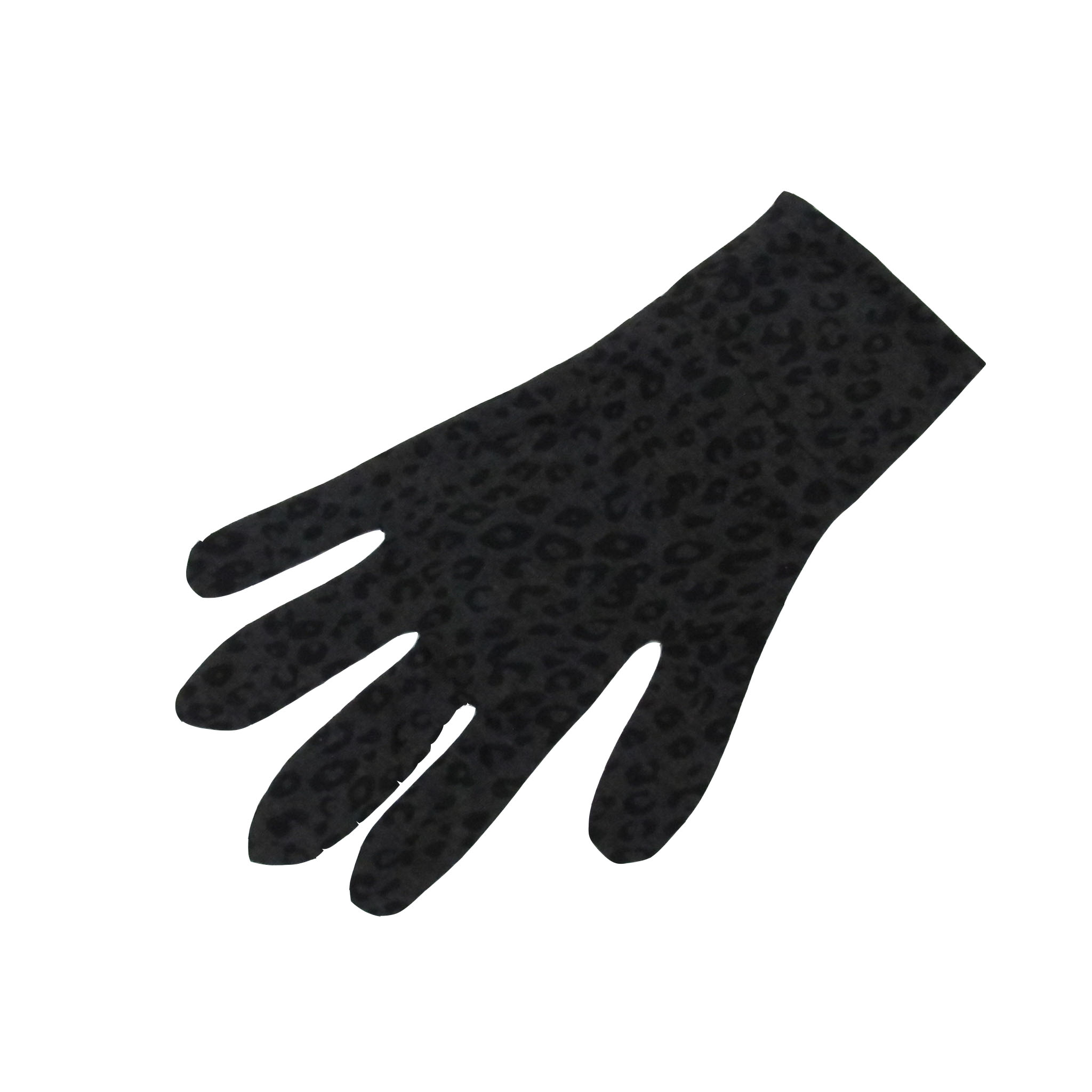 دستکش نخی زنانه طرح پلنگی سیلکا